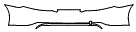 Rear Bumper Kit pattern for the 2007 Mercedes Benz CLS550