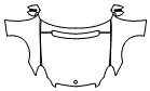 Full Hood, Fender and Mirror Kit pattern for the 2011 Mercedes Benz CLS550