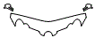 Hood, Mirror and Grille Kit pattern for the 2007 Mercedes Benz SLR McLaren