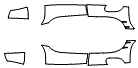 Rear Wheel Impact Area Kit pattern for the 2007 Mercedes Benz SLR McLaren