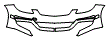 Bumper Kit pattern for the 2012 Mercedes Benz B200 (Canada Only)