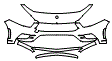 Bumper Kit pattern for the 2022 Mercedes Benz A-Class Hatchback