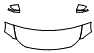 Hood, Fender and Mirror Kit pattern for the 2022 Mercedes Benz A-Class Hatchback