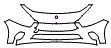 Bumper Kit pattern for the 2022 Mercedes Benz A-Class Hatchback