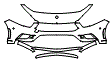Bumper Kit pattern for the 2022 Mercedes Benz A-Class Hatchback
