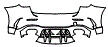 Rear Bumper Kit pattern for the 2021 Mercedes Benz A-Class Hatchback