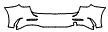 Rear Bumper Kit pattern for the 2022 Mercedes Benz A-Class Hatchback