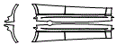 Rocker Panel Kit pattern for the 2022 Mercedes Benz A-Class Hatchback