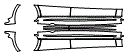 Rocker Panel Kit pattern for the 2022 Mercedes Benz A-Class Hatchback
