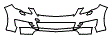 Bumper Kit pattern for the 2012 Mercedes Benz R350