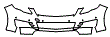Bumper Kit pattern for the 2012 Mercedes Benz R350