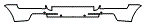 Rear Bumper Kit pattern for the 2008 Mercedes Benz GL320 CDI