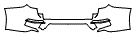Rear Bumper Kit pattern for the 2016 Mercedes Benz GL63