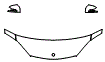 Hood, Fender and Mirror Kit pattern for the 2019 Mercedes Benz GLS SUV