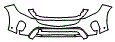 Bumper Kit pattern for the 2019 Mercedes Benz GLS SUV