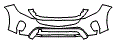 Bumper Kit pattern for the 2019 Mercedes Benz GLS SUV