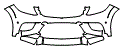 Bumper Kit pattern for the 2019 Mercedes Benz GLS SUV