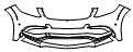 Bumper Kit pattern for the 2019 Mercedes Benz GLS SUV