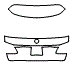 Trunk Lid Kit pattern for the 2019 Mercedes Benz GLS SUV