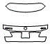 Trunk Lid Kit pattern for the 2019 Mercedes Benz GLS SUV