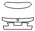 Trunk Lid Kit pattern for the 2019 Mercedes Benz GLS SUV