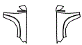 Full Fender and Mirror Kit pattern for the 2026 Mercedes Benz GLS SUV