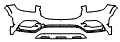 Bumper Kit pattern for the 2020 Mercedes Benz GLS SUV