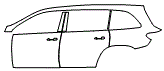 Rear Fender and Door Kit pattern for the 2026 Mercedes Benz GLS SUV