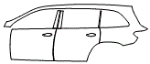 Rear Fender and Door Kit pattern for the 2026 Mercedes Benz GLS SUV