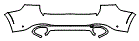 Rear Bumper Kit pattern for the 2026 Mercedes Benz GLS SUV