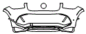 Bumper Kit pattern for the 2026 Mercedes Benz GLS SUV