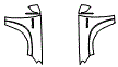 Full Fender and Mirror Kit pattern for the 2026 Mercedes Benz GLS SUV
