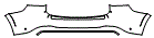 Rear Bumper Kit pattern for the 2026 Mercedes Benz GLS SUV