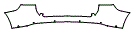 Rear Bumper Kit pattern for the 2026 Mercedes Benz GLS SUV