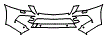 Bumper Kit pattern for the 2011 Mercedes Benz GL450