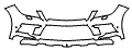 Bumper Kit pattern for the 2016 Mercedes Benz GL63