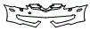 Bumper Kit pattern for the 2009 Mercedes Benz SLK300