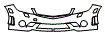 Bumper and Luggage Area Kit pattern for the 2008 Mercedes Benz C63