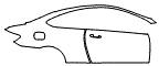 Door and Rear Fender Kit pattern for the 2015 Mercedes Benz C250