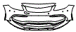 Bumper Kit pattern for the 2017 Mercedes Benz C-Class Coupe