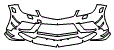 Bumper Kit pattern for the 2013 Mercedes Benz C63 Black Series