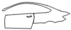 Door and Rear Fender Kit pattern for the 2013 Mercedes Benz C63 Black Series