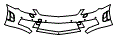 Bumper Kit pattern for the 2011 Mercedes Benz SL65