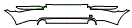 Rear Bumper Kit pattern for the 2007 Mercedes Benz R500