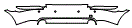 Rear Bumper Kit pattern for the 2007 Mercedes Benz R500