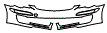 Bumper Kit pattern for the 2007 Mercedes Benz R500