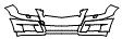 Bumper Kit pattern for the 2012 Mercedes Benz GLK350