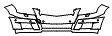 Bumper Kit pattern for the 2012 Mercedes Benz GLK350