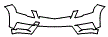 Bumper Kit pattern for the 2012 Mercedes Benz GLK350