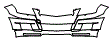 Bumper Kit pattern for the 2012 Mercedes Benz GLK350